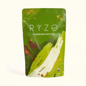 ryze mushroom matcha powder tea